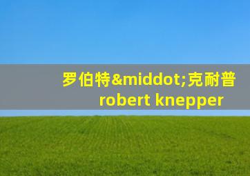 罗伯特·克耐普robert knepper